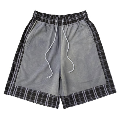 Earthy Paneled Sweatshorts [L]