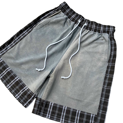 Earthy Paneled Sweatshorts [L]