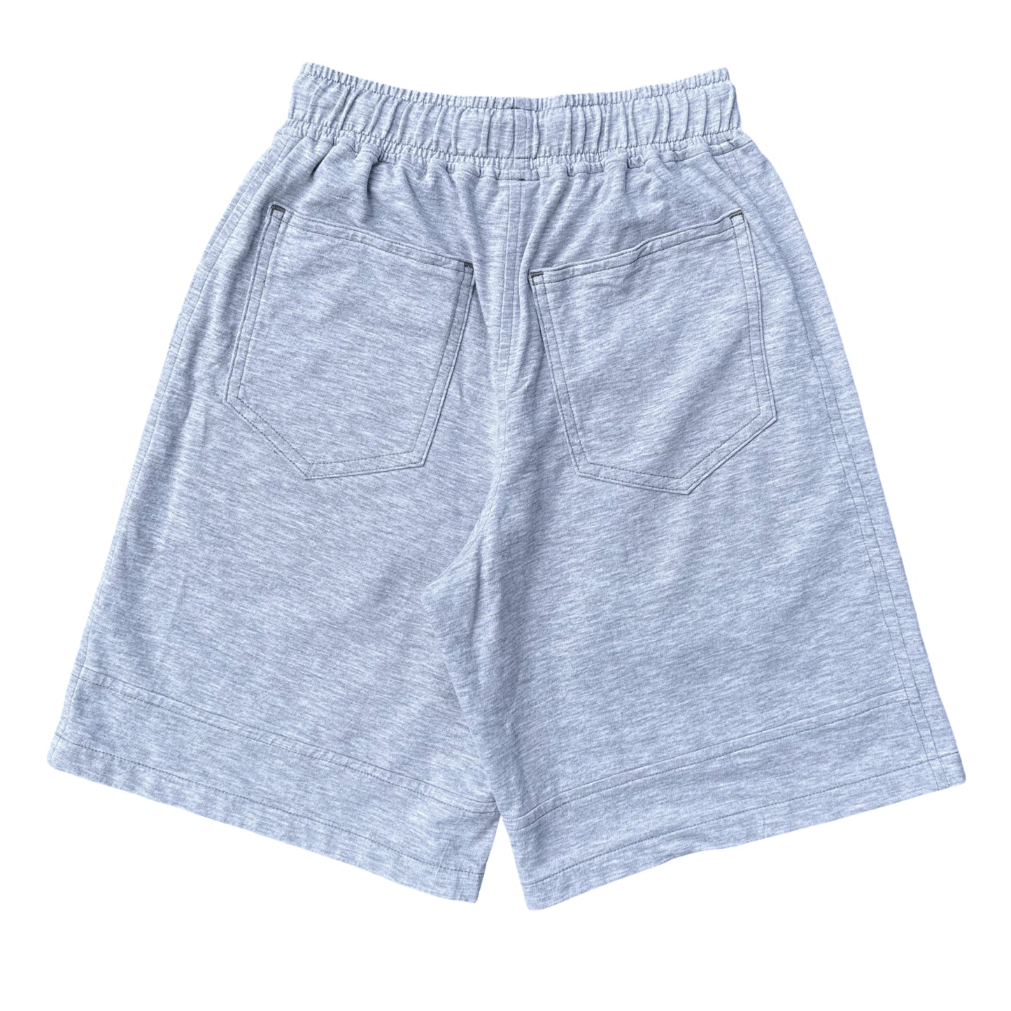 Grey Paneled Sweatshorts